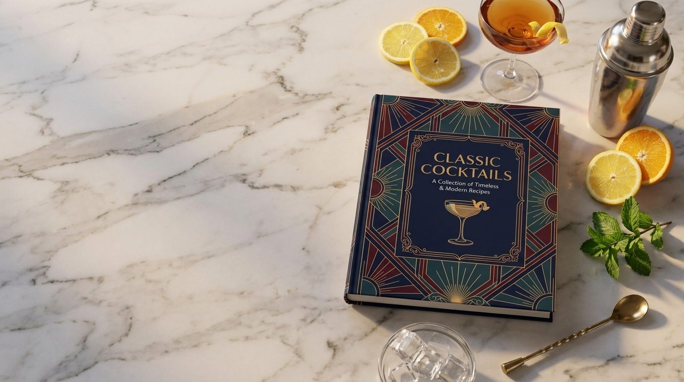 Classic Cocktails — a book made with Custom Book Studio