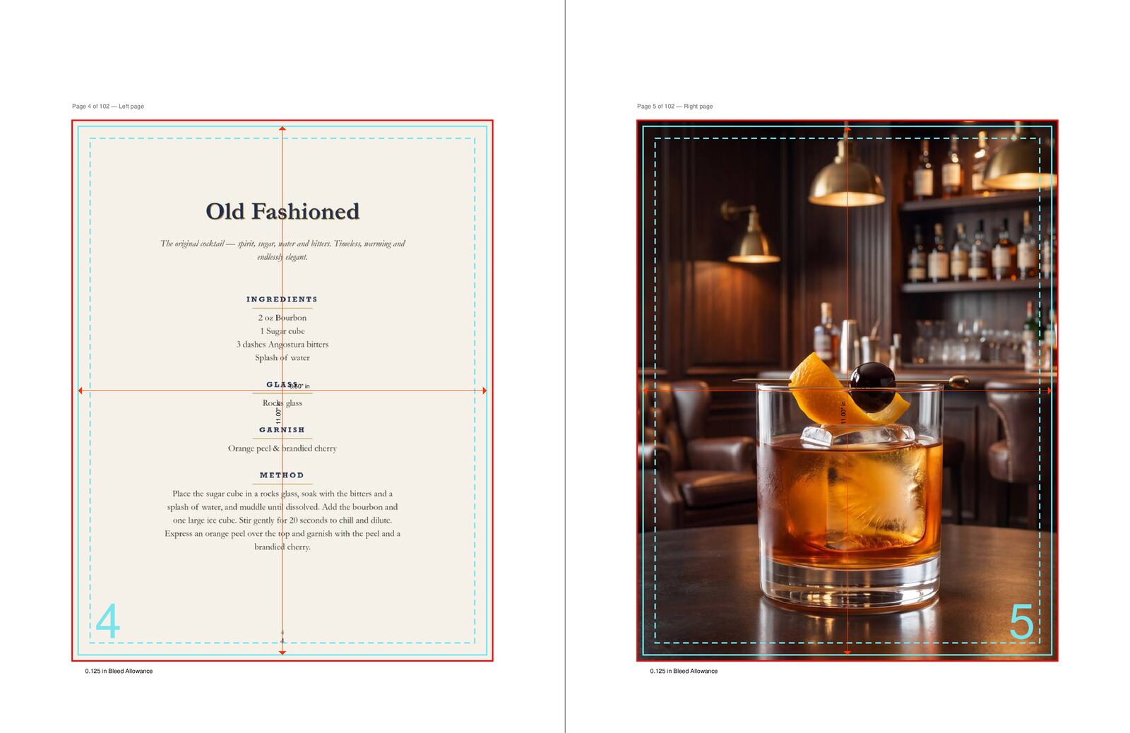 Classic Cocktails spread — Old Fashioned