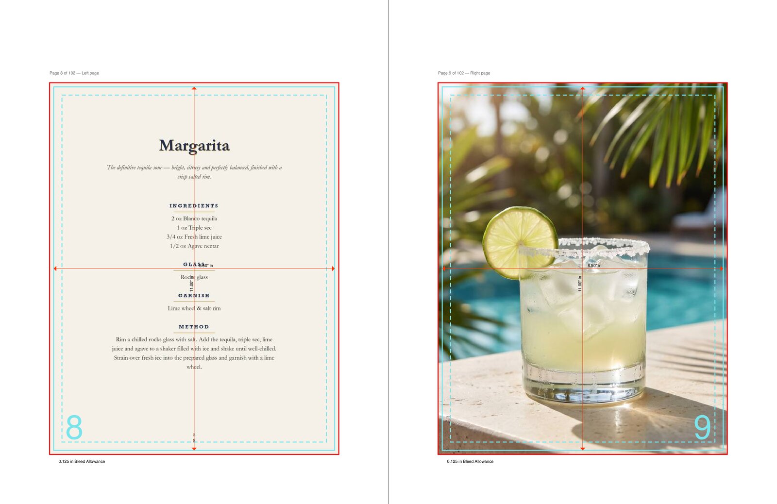 Classic Cocktails spread — Margarita